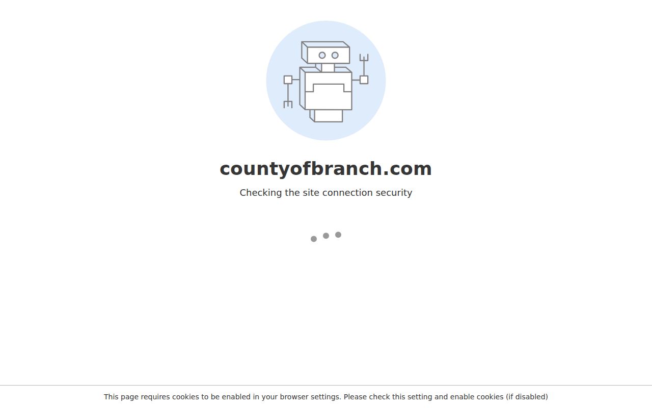 Branch County Jail criminal record and custody contact page